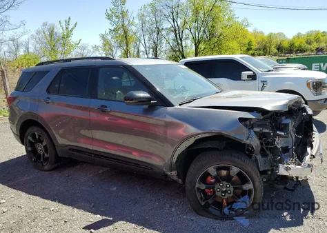 2024 Ford Explorer St из США, поврежденный, VIN 1FM5K8GC9RGA21167